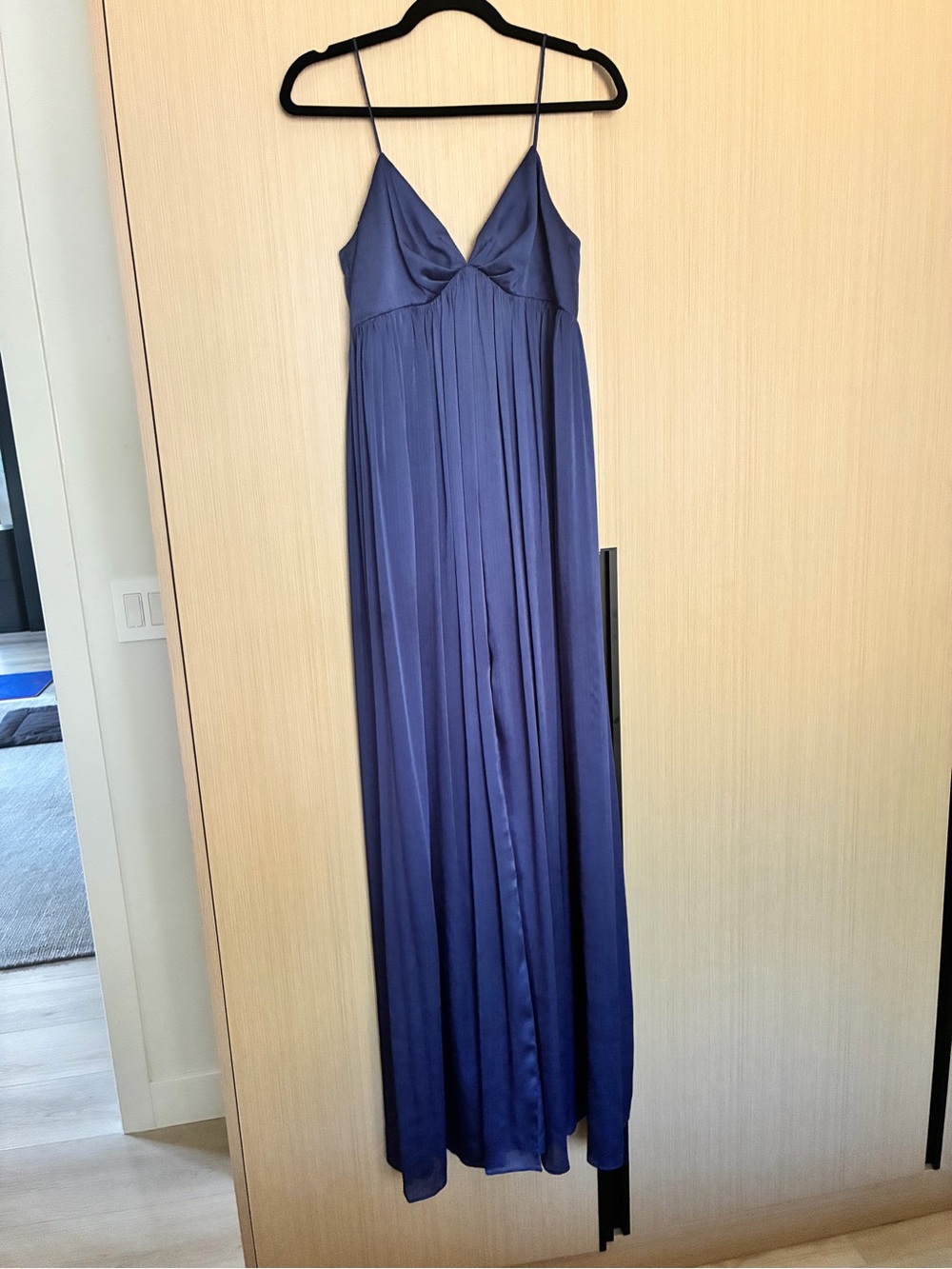 Sachin + Babi Navy Blue Spaghetti-Strap Maxi Dress